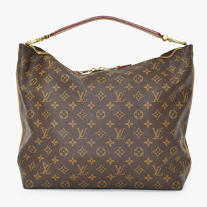 LOUIS VUITTON Monogram Shri MM One Shoulder Bag M40587 Gold Hardware Good Condition Used 4a001249