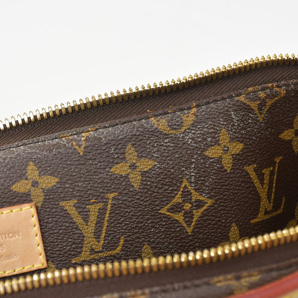 LOUIS VUITTON Monogram Shri MM One Shoulder Bag M40587 Gold Hardware Good Condition Used 4a001249