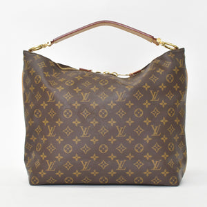 LOUIS VUITTON Monogram Shri MM One Shoulder Bag M40587 Gold Hardware Good Condition Used 4a001249