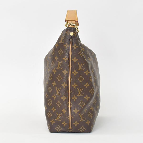 LOUIS VUITTON Monogram Shri MM One Shoulder Bag M40587 Gold Hardware Good Condition Used 4a001249
