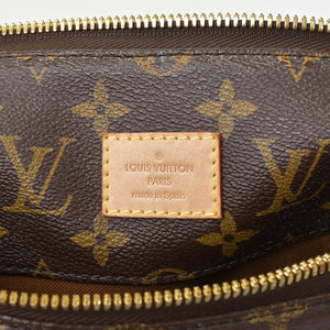 LOUIS VUITTON Monogram Shri MM One Shoulder Bag M40587 Gold Hardware Good Condition Used 4a001249