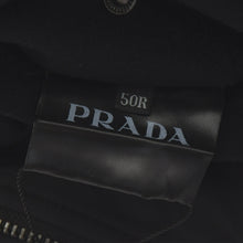 Load image into Gallery viewer, 新品未使用 PRADA プラダ ウール コート ナイロン ブラック サイズ50R UC4120R1821FQX 中古 4b012519