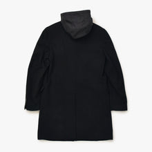 Load image into Gallery viewer, 新品未使用 PRADA プラダ ウール コート ナイロン ブラック サイズ50R UC4120R1821FQX 中古 4b012519