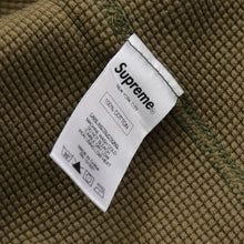 Load image into Gallery viewer, 極美品 SUPREME シュプリーム 16AW Hooded Waffle Thermal フーデッド ワッフル サーマル ウッドランドカモ サイズS 中古 4b012591