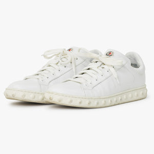 MONCLER Low Cut Sneakers Low Cut Sneakers White Made in Italy Good Condition Used 4b012613