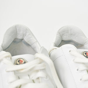 MONCLER Low Cut Sneakers Low Cut Sneakers White Made in Italy Good Condition Used 4b012613