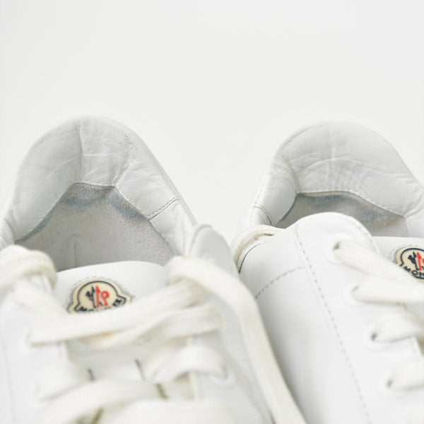 MONCLER Low Cut Sneakers Low Cut Sneakers White Made in Italy Good Condition Used 4b012613