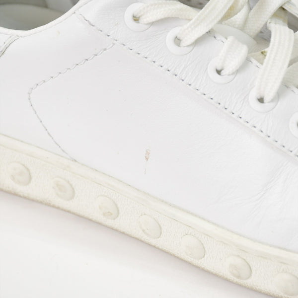 MONCLER Low Cut Sneakers Low Cut Sneakers White Made in Italy Good Condition Used 4b012613