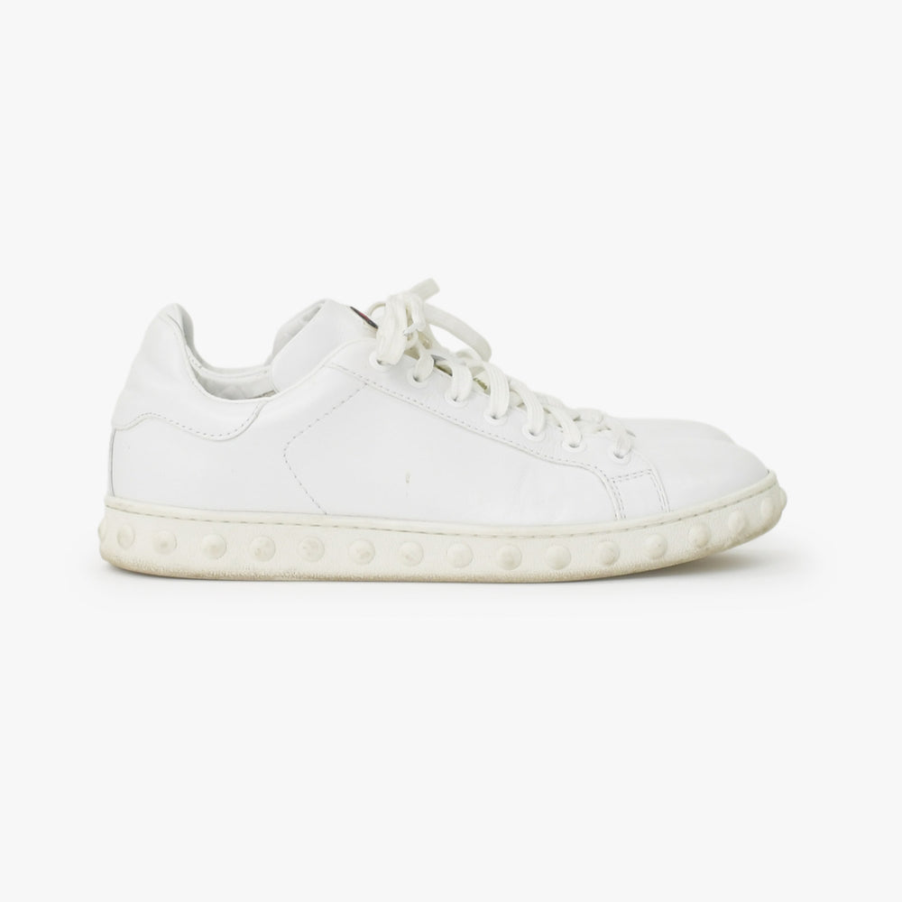 MONCLER Low Cut Sneakers Low Cut Sneakers White Made in Italy Good Condition Used 4b012613