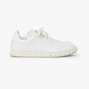 MONCLER Low Cut Sneakers Low Cut Sneakers White Made in Italy Good Condition Used 4b012613