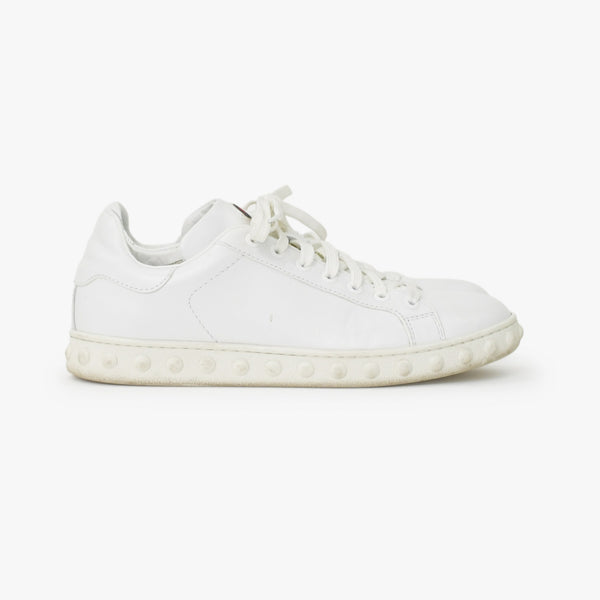 MONCLER Low Cut Sneakers Low Cut Sneakers White Made in Italy Good Condition Used 4b012613