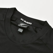 Load image into Gallery viewer, 極美品 adidas アディダス オールブラックス ラガーシャツ 半袖 Tシャツ ブラック ポリエステル サイズXL中古 4b012655