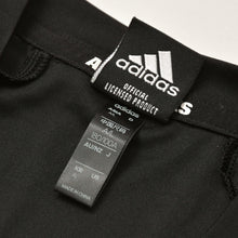 Load image into Gallery viewer, 極美品 adidas アディダス オールブラックス ラガーシャツ 半袖 Tシャツ ブラック ポリエステル サイズXL中古 4b012655