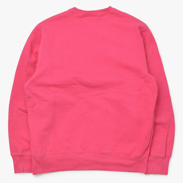 Supreme ZigZag Stitch Panel クルーネックトレーナー スウェット RN 101837 ピンク サイズM 美品 中古 4b012673