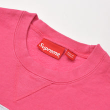 Load image into Gallery viewer, Supreme ZigZag Stitch Panel クルーネックトレーナー スウェット RN 101837 ピンク サイズM 美品 中古 4b012673