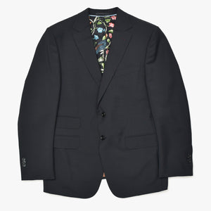 極美品 GUCCI グッチ テーラード ジャケット ミケーレ期 刺繍 521040 ブラウン レザー 中古 4b012701