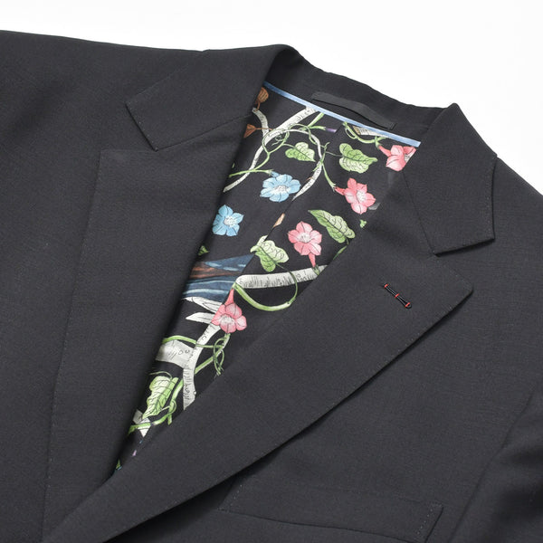 極美品 GUCCI グッチ テーラード ジャケット ミケーレ期 刺繍 521040 ブラウン レザー 中古 4b012701