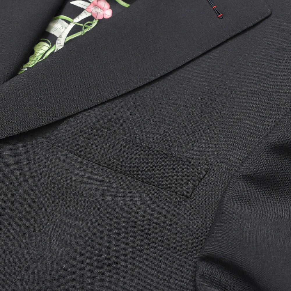 極美品 GUCCI グッチ テーラード ジャケット ミケーレ期 刺繍 521040 ブラウン レザー 中古 4b012701