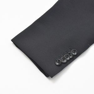 極美品 GUCCI グッチ テーラード ジャケット ミケーレ期 刺繍 521040 ブラウン レザー 中古 4b012701