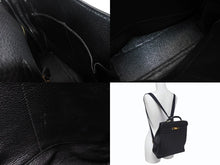 画像をギャラリービューアに読み込む, HERMES エルメス ケリーアドGM リュックサック バッグパック トゴ ブラック ゴールド金具 美品 中古 4b001273