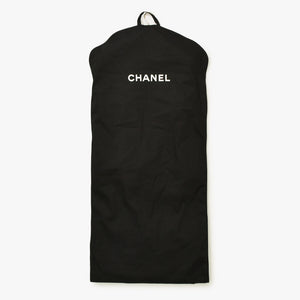 極美品 CHANEL シャネル ロングコート P25956W03546 サイズ50 ネクタイ ココマーク ツイード ブラウン ブラック ホワイト 中古 4b012766