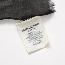 Load image into Gallery viewer, 極美品 SAINT LAURENT PARIS サンローランパリ CH SUNSET CHサンセット ウールスカーフ 411945 4Y200 パームツリー レッド 中古 4b012791