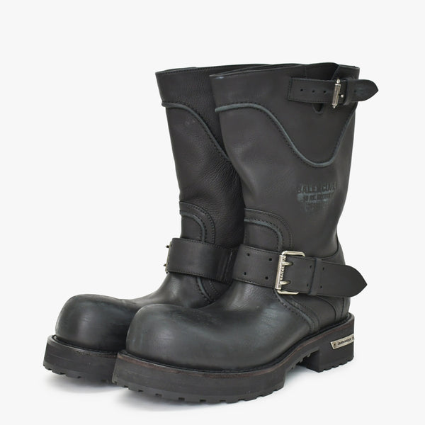 BALENCIAGA バレンシアガ Venom Boot ヴェノム ブーツ ブラック レザー 833581 サイズ44 美品 中古 4b012793