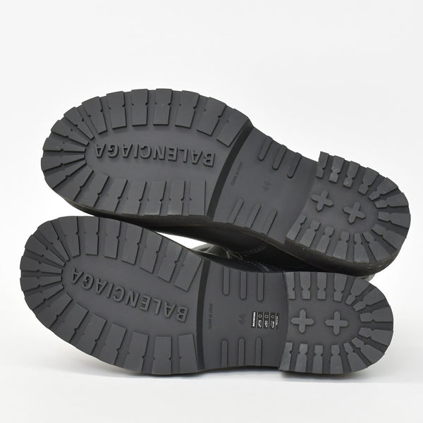BALENCIAGA バレンシアガ Venom Boot ヴェノム ブーツ ブラック レザー 833581 サイズ44 美品 中古 4b012793