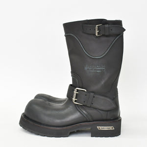 BALENCIAGA バレンシアガ Venom Boot ヴェノム ブーツ ブラック レザー 833581 サイズ44 美品 中古 4b012793