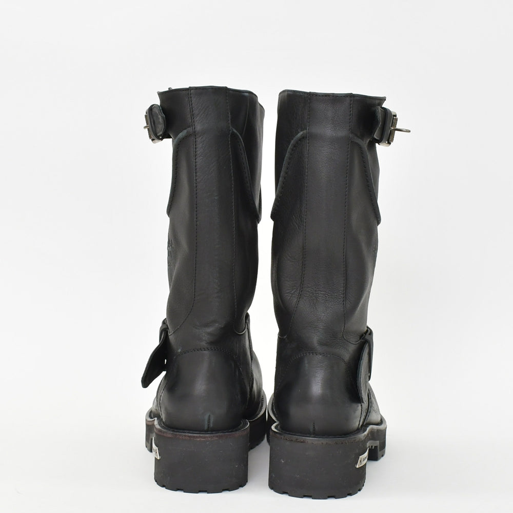 BALENCIAGA バレンシアガ Venom Boot ヴェノム ブーツ ブラック レザー 833581 サイズ44 美品 中古 4b012793