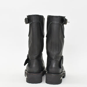 BALENCIAGA バレンシアガ Venom Boot ヴェノム ブーツ ブラック レザー 833581 サイズ44 美品 中古 4b012793