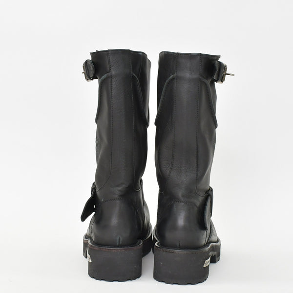 BALENCIAGA バレンシアガ Venom Boot ヴェノム ブーツ ブラック レザー 833581 サイズ44 美品 中古 4b012793
