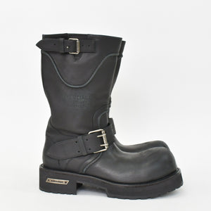 BALENCIAGA バレンシアガ Venom Boot ヴェノム ブーツ ブラック レザー 833581 サイズ44 美品 中古 4b012793