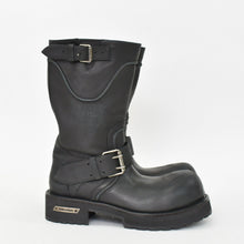 Load image into Gallery viewer, BALENCIAGA バレンシアガ Venom Boot ヴェノム ブーツ ブラック レザー 833581 サイズ44 美品 中古 4b012793