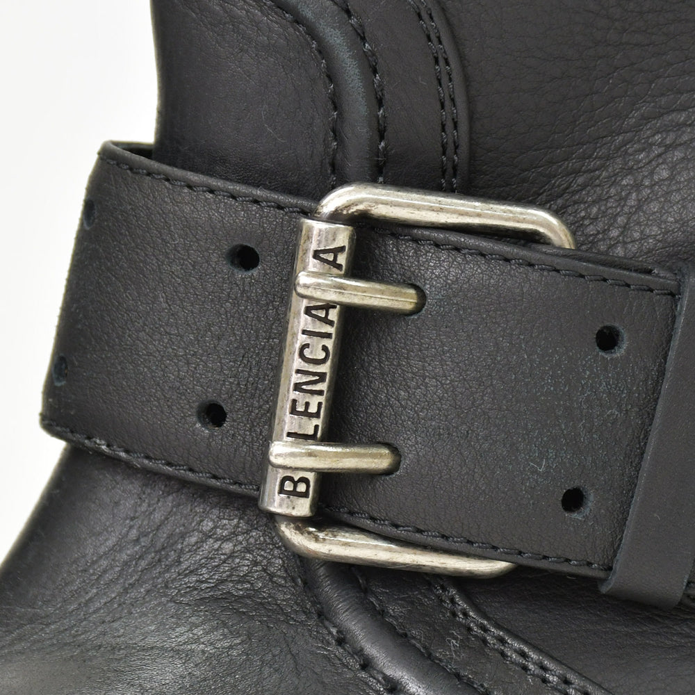 BALENCIAGA バレンシアガ Venom Boot ヴェノム ブーツ ブラック レザー 833581 サイズ44 美品 中古 4b012793