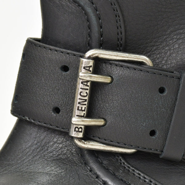 BALENCIAGA バレンシアガ Venom Boot ヴェノム ブーツ ブラック レザー 833581 サイズ44 美品 中古 4b012793