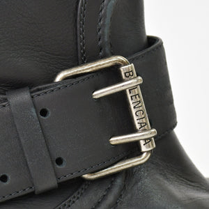BALENCIAGA バレンシアガ Venom Boot ヴェノム ブーツ ブラック レザー 833581 サイズ44 美品 中古 4b012793