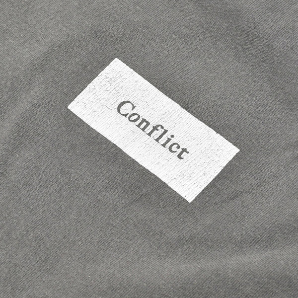 極美品 SAINT MICHAEL セントマイケル 23SSControl 半袖Tシャツ SM-S23-0000-001 サイズXL グレー コットン 中古 4b012906