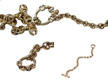 画像をギャラリービューアに読み込む, 極美品 HOORSENBUHS ホーセンブース OPEN-LINK BRACELET オープンリンクブレスレット 重量約32.1g 全長約18cm 18K 6PD 中古 4b001292