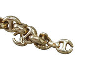 画像をギャラリービューアに読み込む, 極美品 HOORSENBUHS ホーセンブース OPEN-LINK BRACELET オープンリンクブレスレット 重量約32.1g 全長約18cm 18K 6PD 中古 4b001292