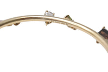 画像をギャラリービューアに読み込む, Bijou de M ビジュードエム Color Stone Bangle カラーストーンバングル 重量約11.1g シルバ−925 GP マルチカラーストーン 美品 中古 4b001296