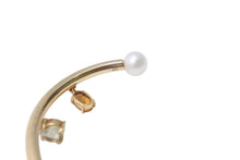 画像をギャラリービューアに読み込む, Bijou de M ビジュードエム Color Stone Bangle カラーストーンバングル 重量約11.1g シルバ−925 GP マルチカラーストーン 美品 中古 4b001296
