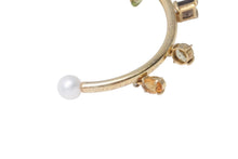 画像をギャラリービューアに読み込む, Bijou de M ビジュードエム Color Stone Bangle カラーストーンバングル 重量約11.1g シルバ−925 GP マルチカラーストーン 美品 中古 4b001296