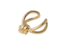 Load image into Gallery viewer, BOTTEGAVENETA ボッテガヴェネタ ノットリング 815946VAHU08120 シルバー925 ゴールド サイズ7.5号 表記サイズ13 美品 中古 4b001297