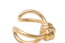 Load image into Gallery viewer, BOTTEGAVENETA ボッテガヴェネタ ノットリング 815946VAHU08120 シルバー925 ゴールド サイズ7.5号 表記サイズ13 美品 中古 4b001297