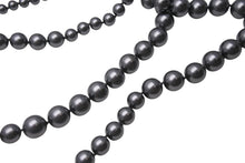 Load image into Gallery viewer, CHANEL シャネル 6連 パールネックレス A14C刻印 ココマーク メタリック フェイクパール グレー ブラック系 美品 中古 4b001298
