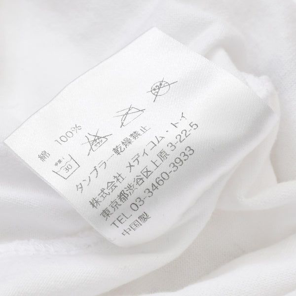 OriginalFake × KAWS オリジナルフェイク × カウズ T-Shirt ホワイト オレンジ コットン100% 美品 中古 4a001299