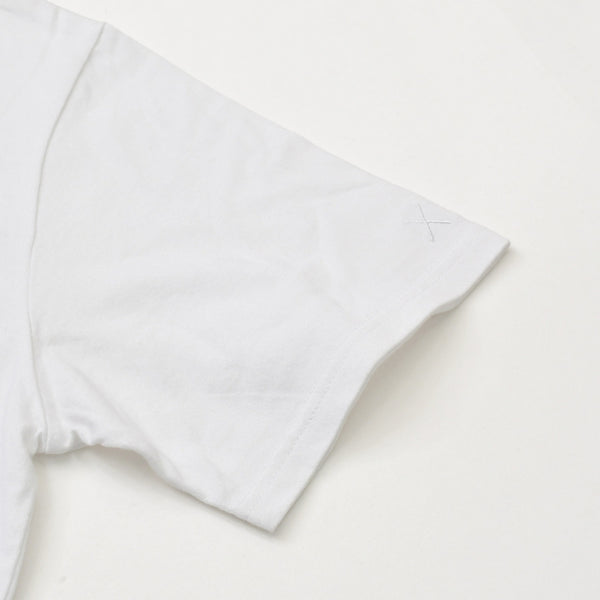 OriginalFake × KAWS オリジナルフェイク × カウズ T-Shirt ホワイト オレンジ コットン100% 美品 中古 4a001299