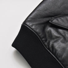 Load image into Gallery viewer, 極美品 PRADA プラダ 21AW Nappa Leather Bomber Jacket ボンバージャケット MA-1 UPW399 ナッパレザー ブラック 中古 4b012997