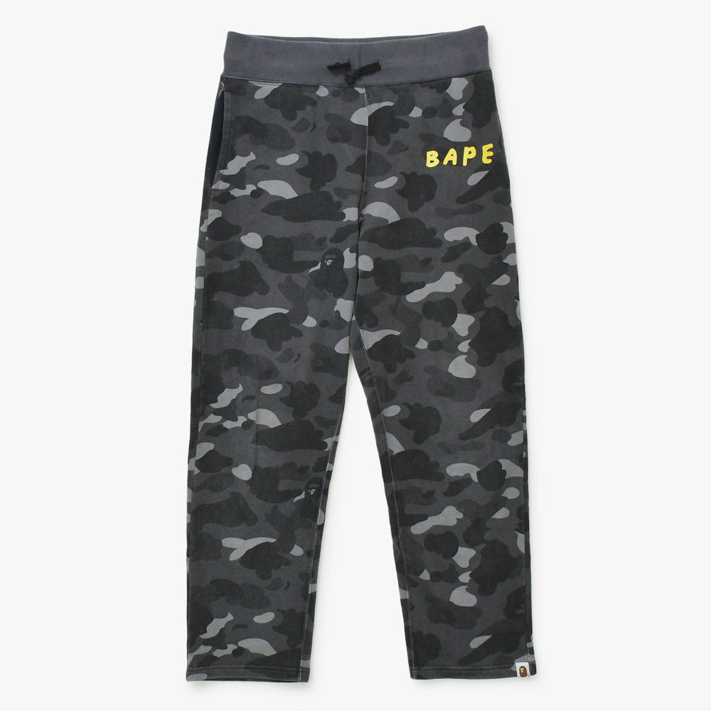 A BATHING APE アベイシングエイプ KITH キース スウェットパンツ グレー イエロー サイズS 美品 中古 4a001300